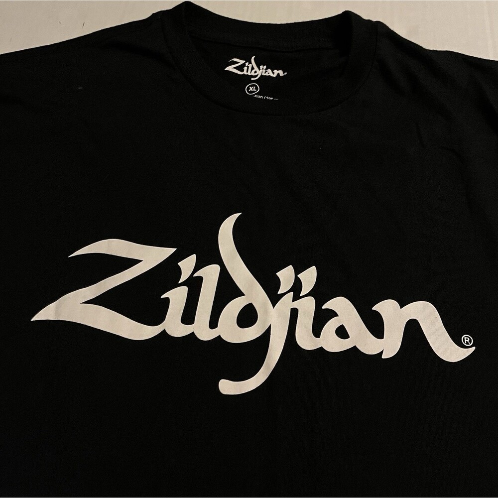 NEW Zildjian Avedis Cymbals Logo Graphic T-Shirt XL Drums Percussion Music 18 20